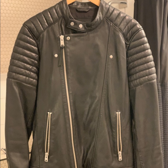 jasper leather biker jacket